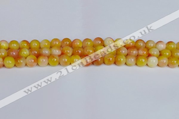 CMJ1056 15.5 inches 8mm round jade beads wholesale