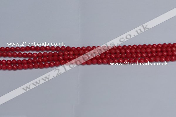 CMJ106 15.5 inches 4mm round Mashan jade beads wholesale