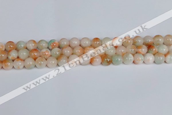 CMJ1066 15.5 inches 8mm round jade beads wholesale