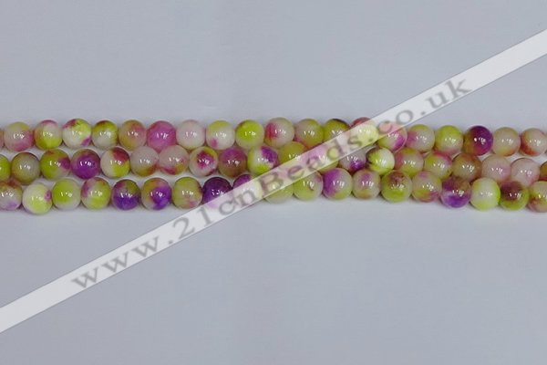 CMJ1071 15.5 inches 8mm round jade beads wholesale