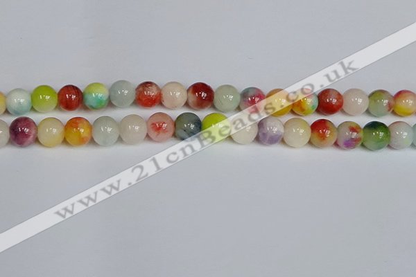 CMJ1086 15.5 inches 8mm round jade beads wholesale