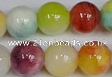 CMJ1088 15.5 inches 12mm round jade beads wholesale