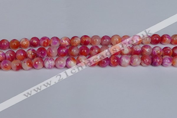 CMJ1146 15.5 inches 8mm round jade beads wholesale