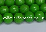 CMJ116 15.5 inches 10mm round Mashan jade beads wholesale