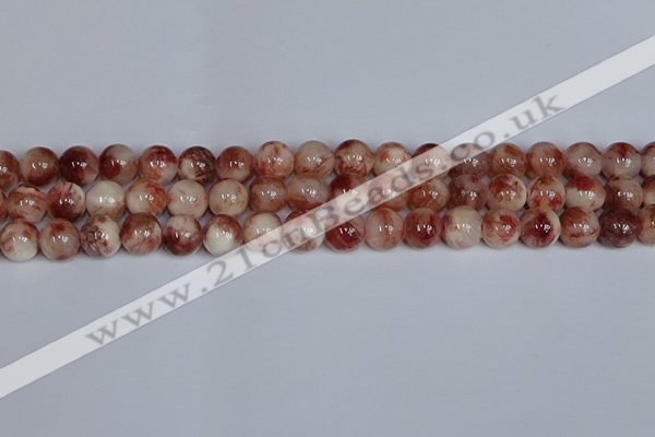 CMJ1166 15.5 inches 8mm round jade beads wholesale