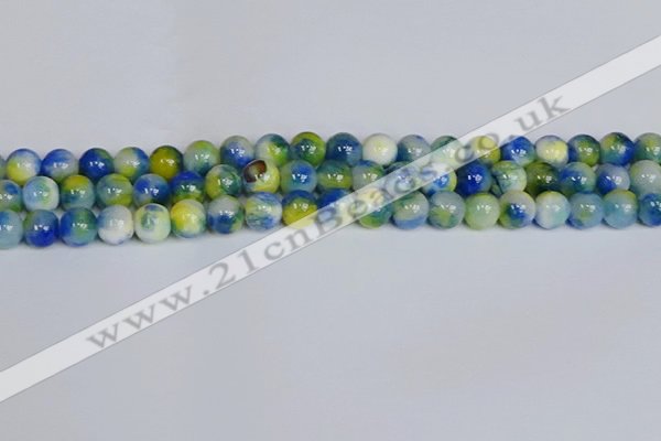 CMJ1221 15.5 inches 8mm round jade beads wholesale