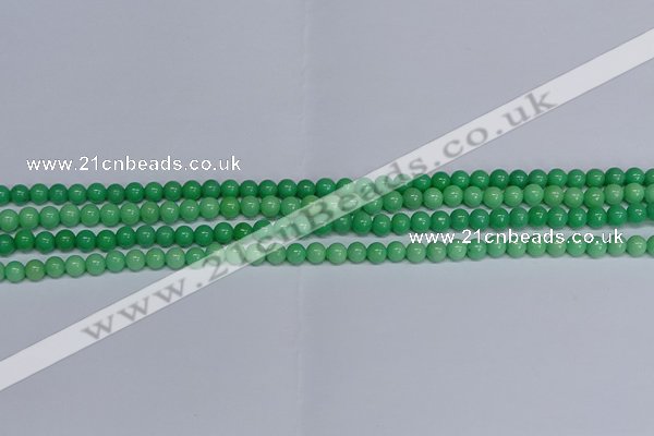 CMJ127 15.5 inches 4mm round Mashan jade beads wholesale