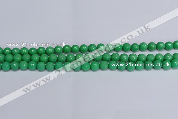 CMJ129 15.5 inches 8mm round Mashan jade beads wholesale