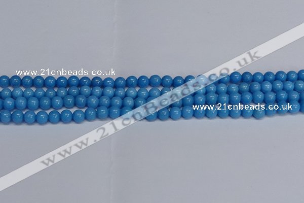 CMJ135 15.5 inches 6mm round Mashan jade beads wholesale