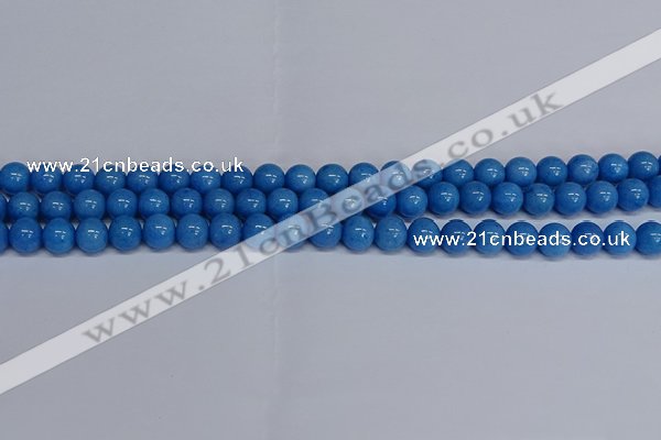 CMJ136 15.5 inches 8mm round Mashan jade beads wholesale