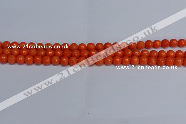 CMJ143 15.5 inches 8mm round Mashan jade beads wholesale