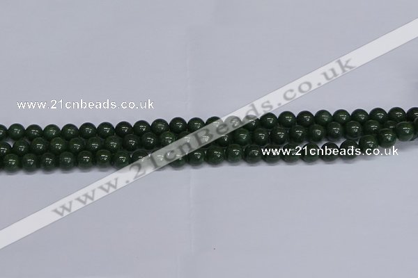 CMJ178 15.5 inches 8mm round Mashan jade beads wholesale