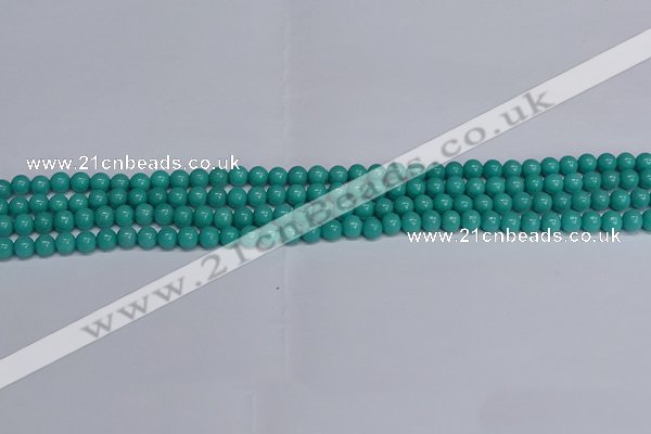 CMJ190 15.5 inches 4mm round Mashan jade beads wholesale