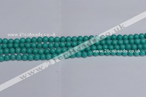 CMJ191 15.5 inches 6mm round Mashan jade beads wholesale