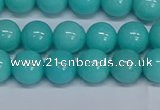 CMJ193 15.5 inches 10mm round Mashan jade beads wholesale