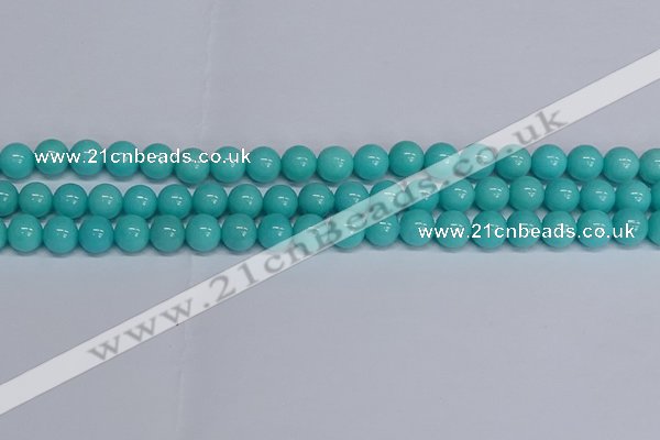 CMJ193 15.5 inches 10mm round Mashan jade beads wholesale