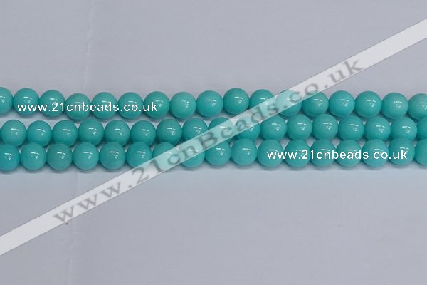CMJ194 15.5 inches 12mm round Mashan jade beads wholesale