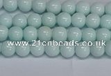 CMJ212 15.5 inches 6mm round Mashan jade beads wholesale