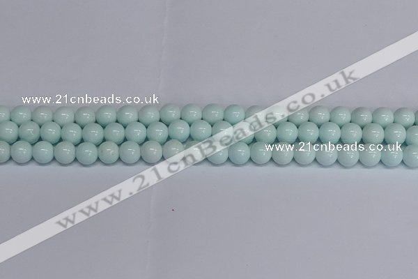 CMJ214 15.5 inches 10mm round Mashan jade beads wholesale