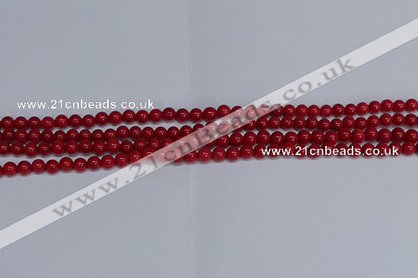 CMJ22 15.5 inches 4mm round Mashan jade beads wholesale