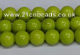 CMJ220 15.5 inches 8mm round Mashan jade beads wholesale