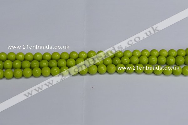 CMJ220 15.5 inches 8mm round Mashan jade beads wholesale