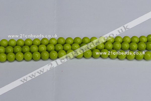 CMJ221 15.5 inches 10mm round Mashan jade beads wholesale