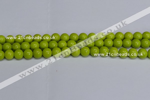 CMJ222 15.5 inches 12mm round Mashan jade beads wholesale