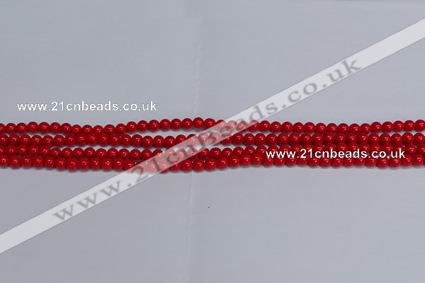 CMJ225 15.5 inches 4mm round Mashan jade beads wholesale