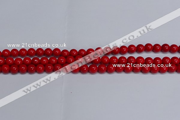 CMJ227 15.5 inches 8mm round Mashan jade beads wholesale