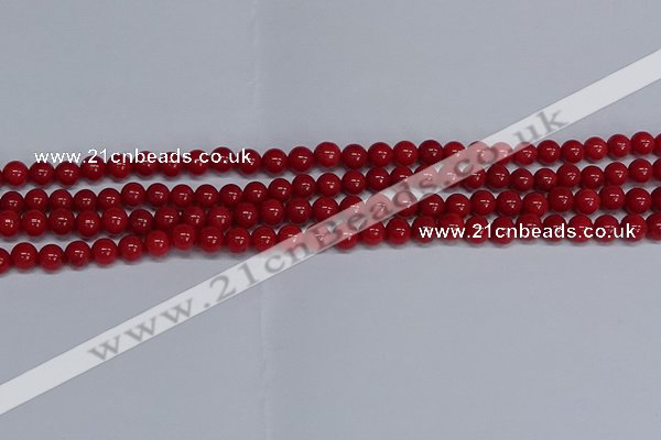 CMJ23 15.5 inches 6mm round Mashan jade beads wholesale