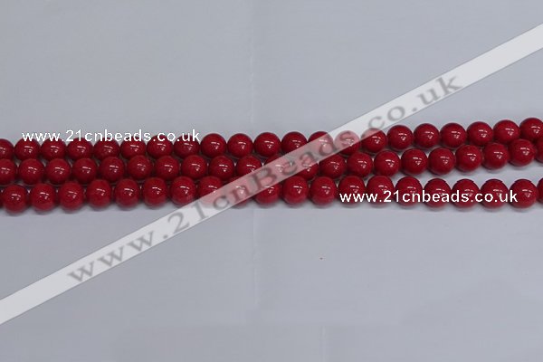 CMJ241 15.5 inches 8mm round Mashan jade beads wholesale