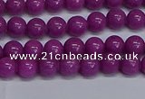 CMJ254 15.5 inches 6mm round Mashan jade beads wholesale