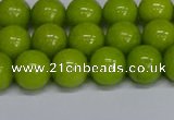 CMJ270 15.5 inches 10mm round Mashan jade beads wholesale