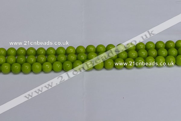 CMJ270 15.5 inches 10mm round Mashan jade beads wholesale