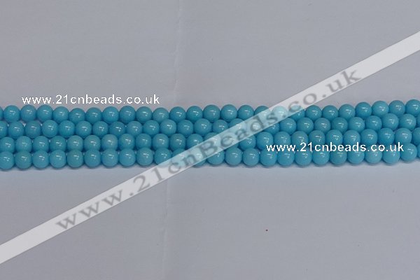 CMJ275 15.5 inches 6mm round Mashan jade beads wholesale