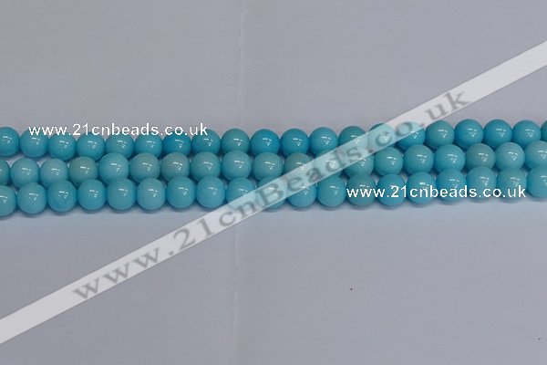 CMJ277 15.5 inches 10mm round Mashan jade beads wholesale