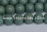 CMJ284 15.5 inches 10mm round Mashan jade beads wholesale