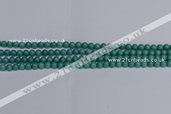 CMJ289 15.5 inches 6mm round Mashan jade beads wholesale