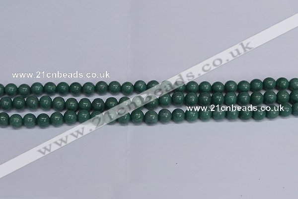 CMJ290 15.5 inches 8mm round Mashan jade beads wholesale