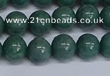 CMJ292 15.5 inches 12mm round Mashan jade beads wholesale