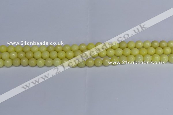 CMJ297 15.5 inches 8mm round Mashan jade beads wholesale