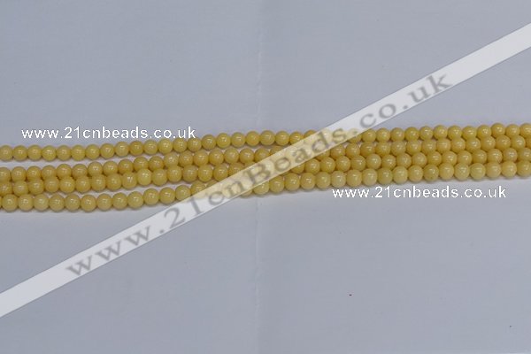 CMJ302 15.5 inches 4mm round Mashan jade beads wholesale