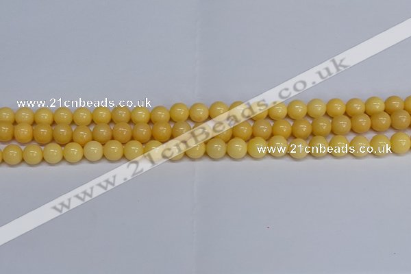 CMJ304 15.5 inches 8mm round Mashan jade beads wholesale