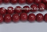 CMJ318 15.5 inches 8mm round Mashan jade beads wholesale