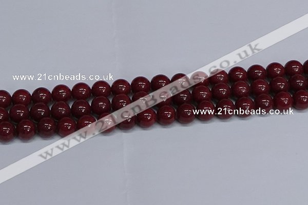 CMJ33 15.5 inches 12mm round Mashan jade beads wholesale