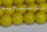 CMJ40 15.5 inches 12mm round Mashan jade beads wholesale