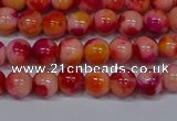 CMJ401 15.5 inches 6mm round rainbow jade beads wholesale