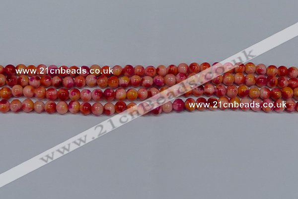 CMJ401 15.5 inches 6mm round rainbow jade beads wholesale