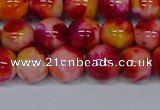 CMJ403 15.5 inches 10mm round rainbow jade beads wholesale